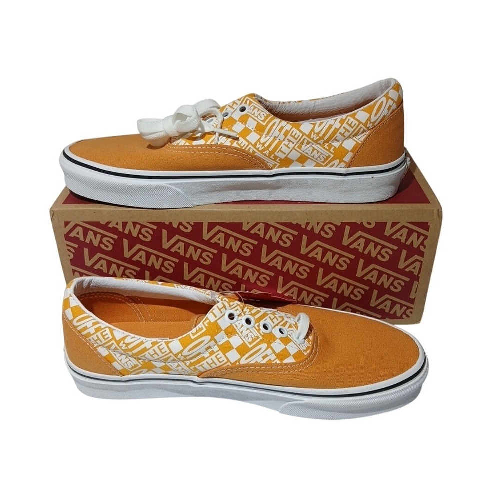 VANS Era Off The Wall Golden Nugget New With Box &Tag Sneakers Skater Sz9.5 #551 - Picture 8 of 11